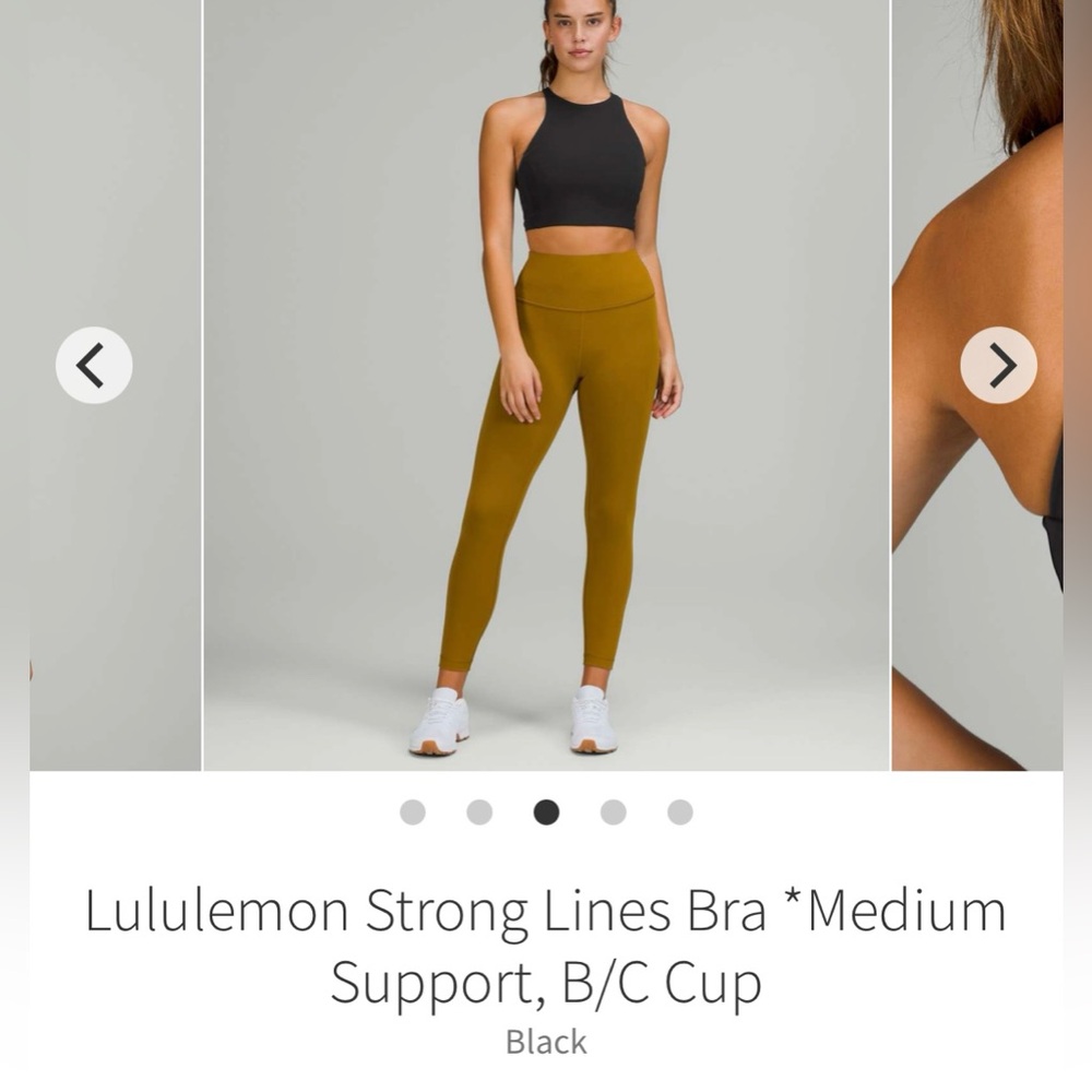 Brand New Lululemon Strong Lines Bra